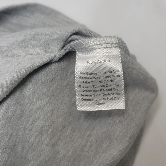 Cardin McCoy Heather Gray Short Sleeve Shirt (Size M) Old Dirt Road w/ Jeep - Picture 6 of 6